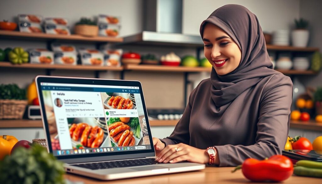 strategi penjualan frozen food di media sosial